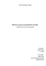 Referāts 'Pilskalnes pagasta demogrāfiskais stāvoklis', 1.