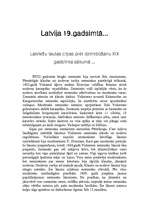 Konspekts 'Latvija 19.gadsimtā', 1.