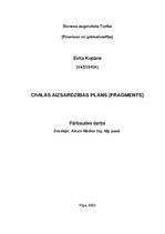 Referāts 'Civilās aizsardzības plāns - fragments', 1.
