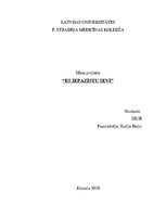 Paraugs 'Es iepazīstu sevi', 1.