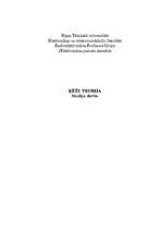 Referāts 'Ķēžu teorija', 1.