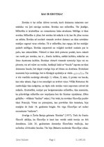 Eseja 'Kas ir erotika', 1.