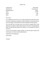 Paraugs 'Letter of Complaint', 1.