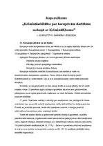 Referāts 'Kriminālatbildība par koruptīvām darbībām saskaņā ar Krimināllikumu', 1.