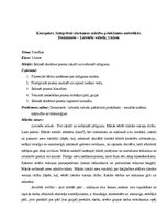 Konspekts 'Integrētais eksāmens mācību priekšmetu metodikās. Dominante - latviešu valoda, 2', 1.