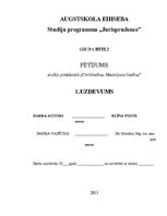 Konspekts 'Kāzusi mantojuma tiesībās', 1.