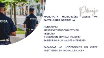 Prezentācija 'Valsts un pašvaldības policija. Galvenie darbības virzieni un funkcijas', 3.