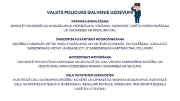 Prezentācija 'Valsts un pašvaldības policija. Galvenie darbības virzieni un funkcijas', 7.
