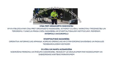 Prezentācija 'Valsts un pašvaldības policija. Galvenie darbības virzieni un funkcijas', 8.
