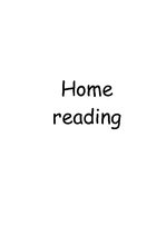 Referāts 'Home Reading', 1.
