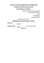 Referāts 'Pierādījums zinātniskajā izziņā', 1.