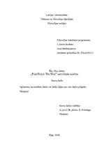 Referāts 'Filmas "Pink Floyd. The Wall" semiotiskā analīze', 1.