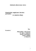 Referāts 'Anglicismi', 1.