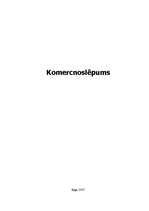 Referāts 'Komercnoslēpums', 1.