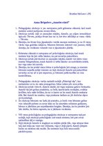 Konspekts 'Anna Brigadere "Anneles stāsti"', 1.