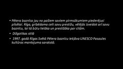 Prezentācija 'Baroks Rīgas arhitektūrā', 9.