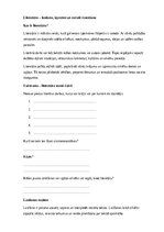 Paraugs 'Literatūra – lasīšana, izpratne un radošā domāšana', 1.