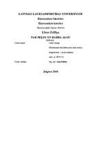 Referāts 'Peļņa un darba alga', 1.