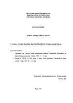 Konspekts 'Latvijas Republikas ārpolitiskā darbība līdz Otrajam pasaules karam', 1.