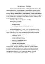 Konspekts 'Kompetences struktūra', 1.