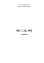 Konspekts 'Bruceloze', 1.
