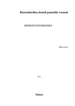 Referāts 'Datoratkarība', 1.