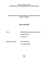 Diplomdarbs 'Sabiedrisko attiecību instrumenti SIA "6.prāts" organizācijas kultūras veidošanā', 1.