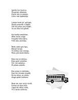 Konspekts 'Dzejoļi tautasdziesmu pantmērā', 1.