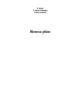 Biznesa plāns 'Biznesa plāns', 1.