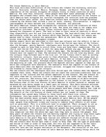 Eseja 'The Native Indian Awakening in Latin America', 1.