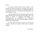 Paraugs 'Motivācijas vēstule franciski', 1.