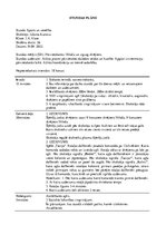 Paraugs 'Stundas plāns', 1.