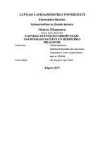 Referāts 'Latvijas pastāvīgo iedzīvotāju nacionālais sastāvs un dzimstības pieaugums', 1.