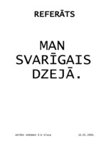 Konspekts 'Man svarīgais dzejā', 1.