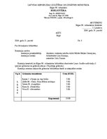 Paraugs 'Akts par dāvinājumu bibliotēkai', 1.