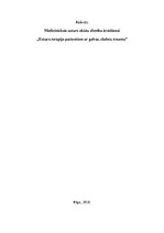 Referāts 'Uztura terapija pacientiem ar galvas, skeleta traumu', 1.