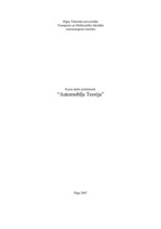 Konspekts 'Automobiļu teorija', 1.