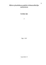 Diplomdarbs 'Klientu piesaistīšanas projekts telekomunikācijas uzņēmumam', 86.