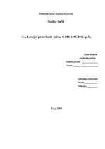 Referāts 'Latvijas gatavošanās dalībai NATO 1998.-2004.gadā', 1.