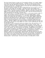 Eseja 'The United States Congress', 1.