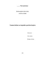 Referāts 'Traumu ietekme uz turpmāko sportista karjeru', 1.