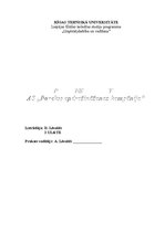 Prakses atskaite 'AS "Parekss apdrošināšanas kompānija"', 1.