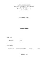 Konspekts 'Grāmatu analīze, vizuālā māksla', 1.