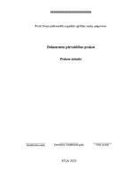 Prakses atskaite 'Dokumentu pārvaldības prakse', 1.