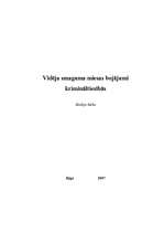 Referāts 'Vidēja smaguma miesas bojājumi krimināltiesībās', 1.