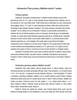 Referāts 'Aleksandra Čaka poēmas "Mūžības skartie" analīze', 1.