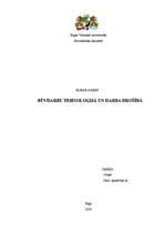 Referāts 'Būvdarbu tehnoloģija un darba drošība', 1.