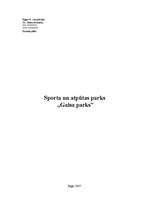 Biznesa plāns 'Skeitparka izveides biznesa plāns', 1.