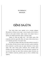 Referāts 'Ožas sajūta ', 1.