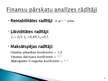 Prakses atskaite 'Finanšu vadības prakses atskaite', 38.